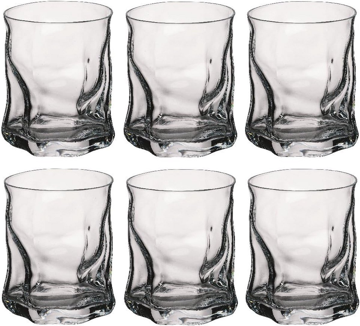 Whiskyglazen 420 ml - Set van 6 Transparante Glazen voor Stijlvol Genieten