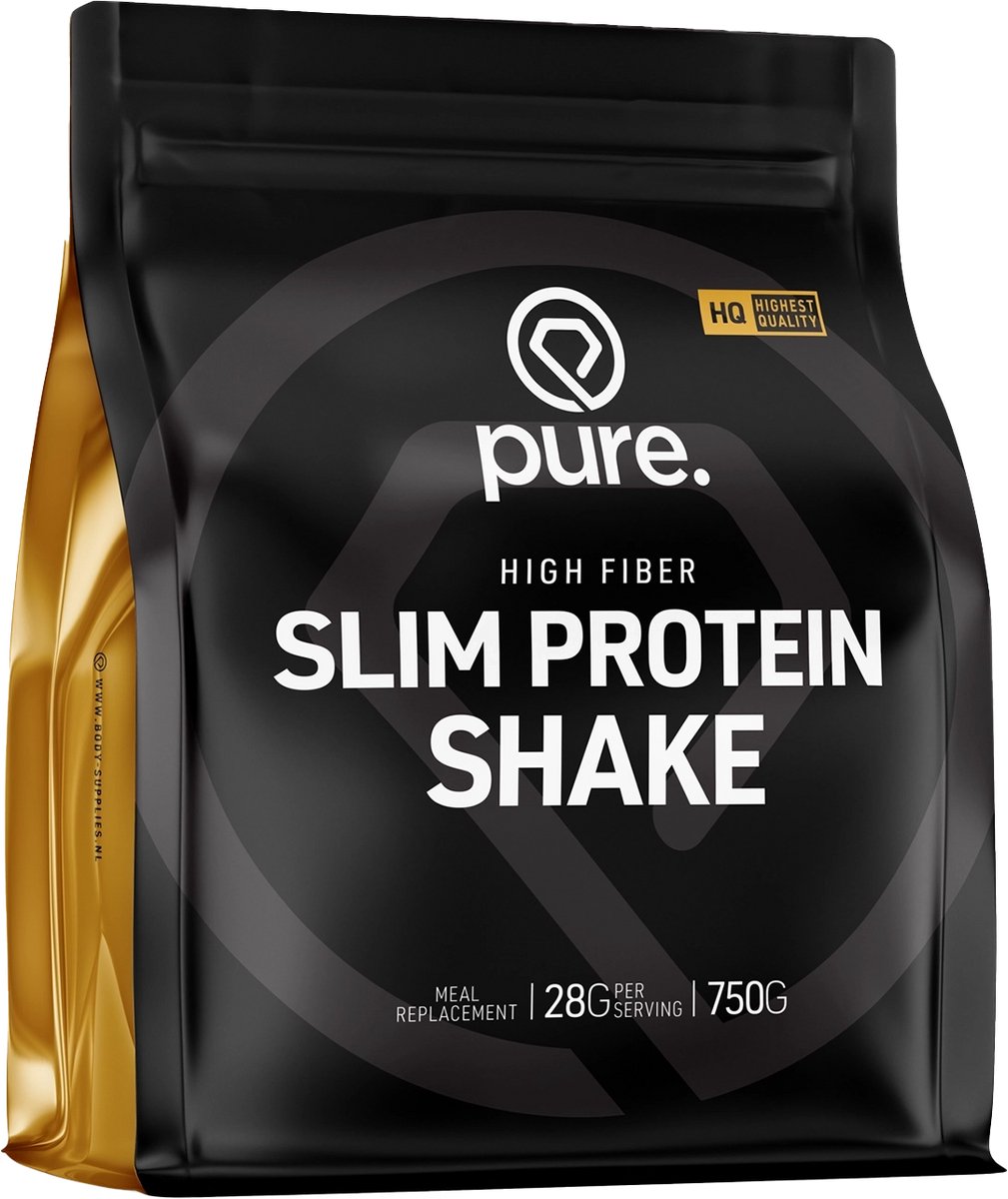PURE Slim Protein Shake - 2000gr - Aardbei - Afslank Shake - Dieet Shake - Eiwitshake