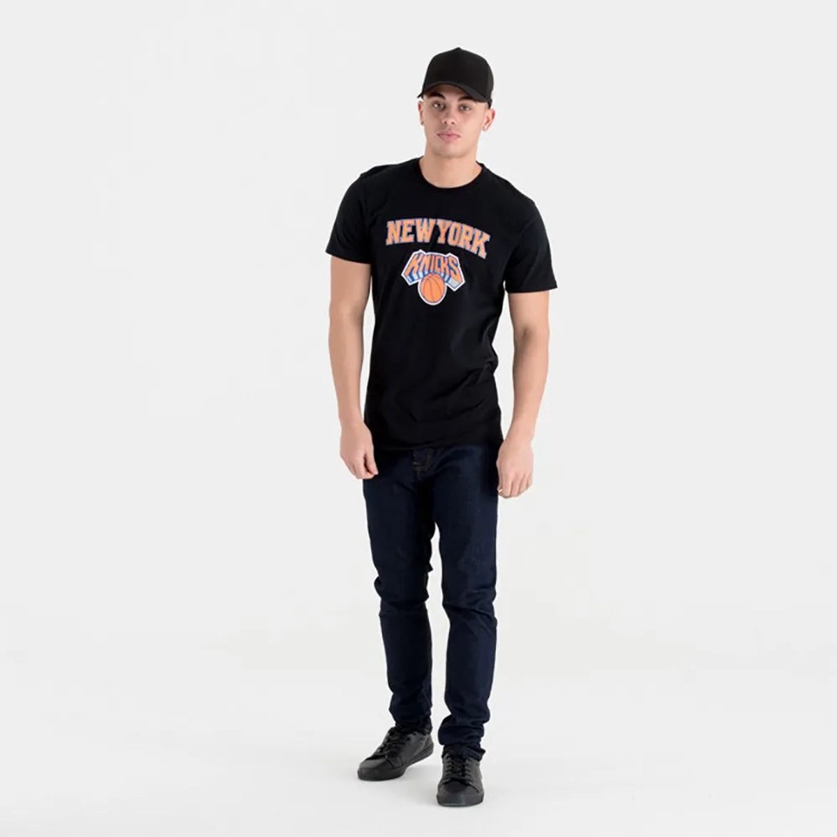 T-shirt New York Knicks NBA Zwart
