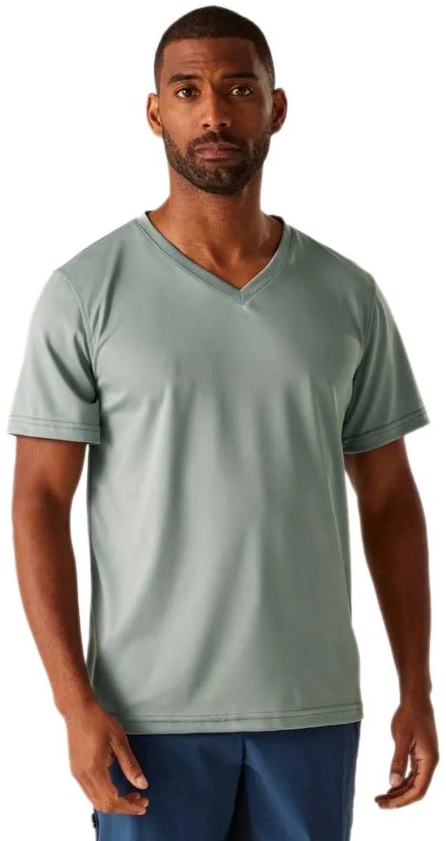 Regatta Fingal V-neck T-shirt Met Korte Mouwen Man Glacier