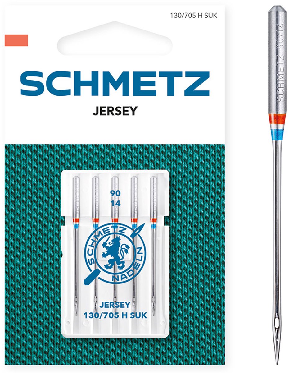 SCHMETZ - JERSEY - 130/705 H SUK.   NAAIMACHINE NAALDEN 90/14