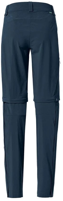 Pantalon Vaude Farley Stretch Zo T-zip II Blauw 40 / Short Femme
