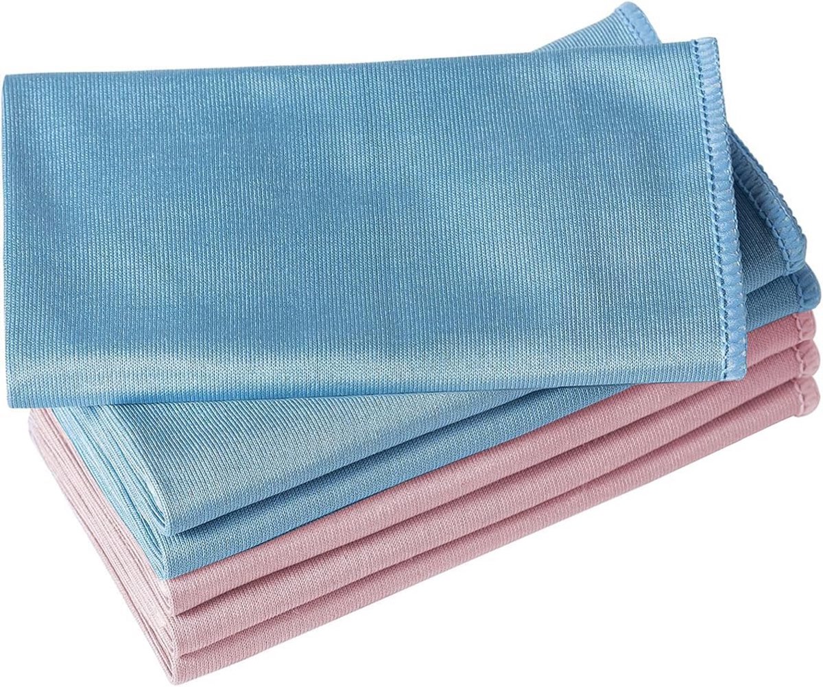 Extra Grote Microfiber Schoonmaakdoeken voor Glas - Pluisvrij en Streepvrij (40x60 cm)