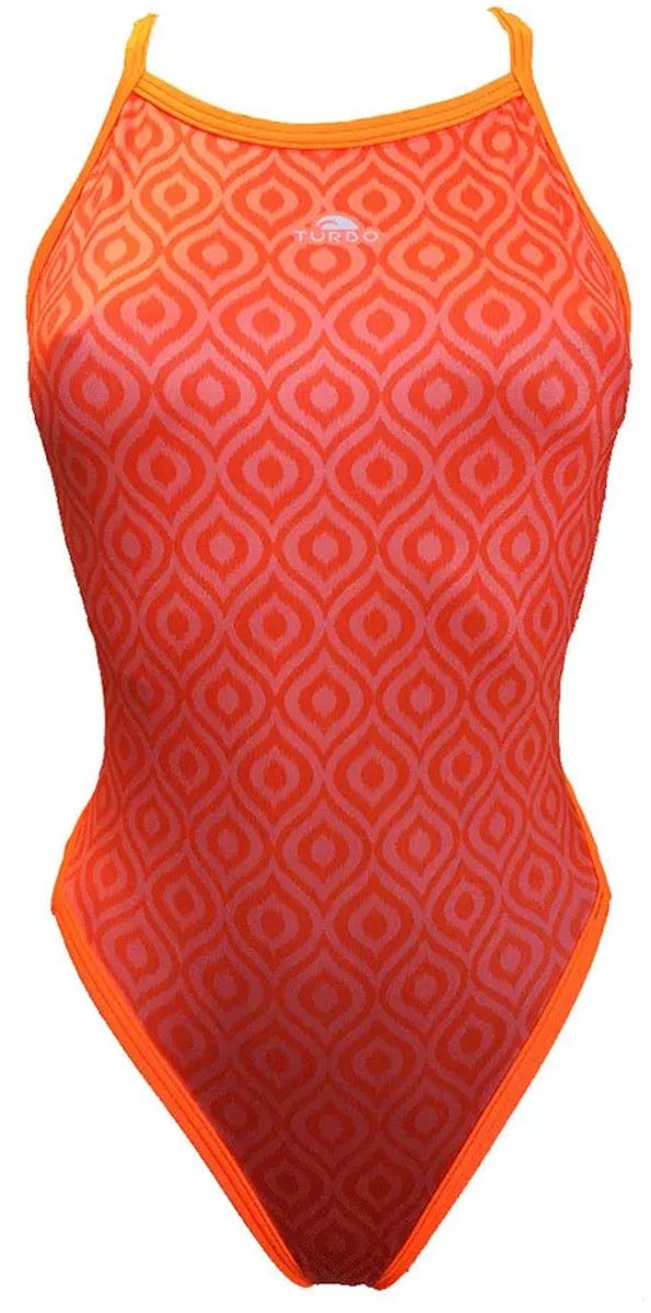 Turbo Wish Zwemkleding Rood 5XL Vrouw Orange