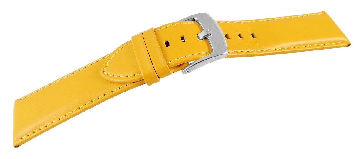 Engelhardt Engelhardt dames vervangende armband 8000449 Armband van echt leer, superzacht, geel