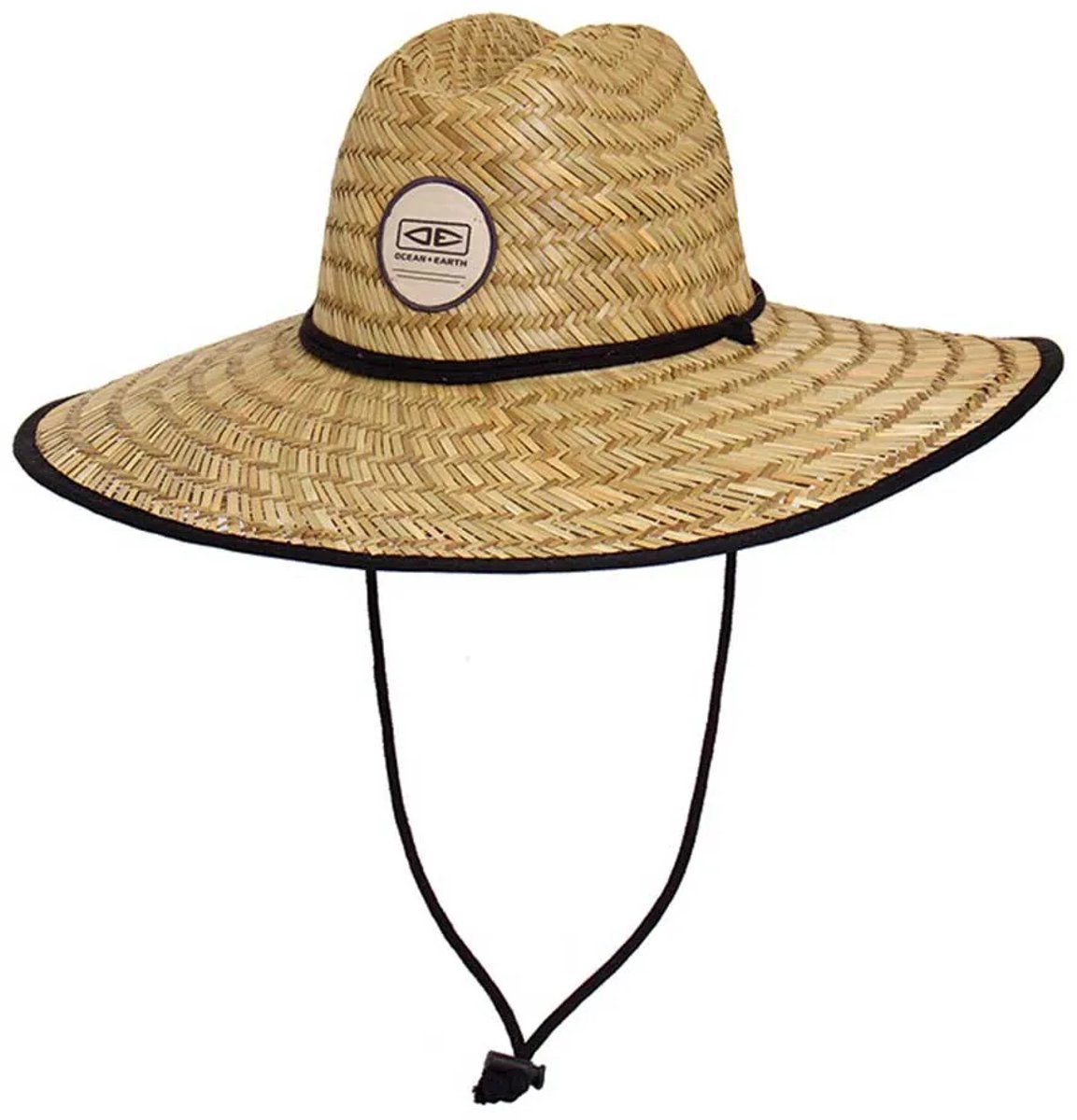 Ocean & Earth Big Brim Cane Hoed Bruin M