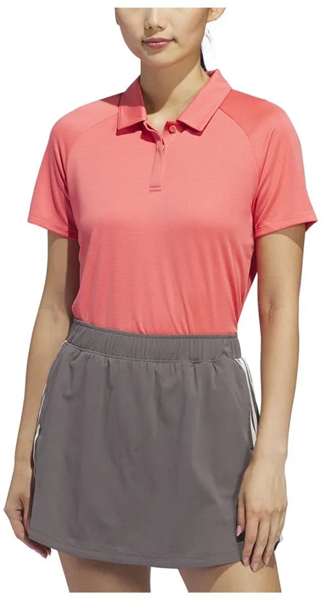 Adidas Ultimate365 Heat.rdy Korte Mouw Poloshirt Voor Dames Vrouw Preloved Scarlet
