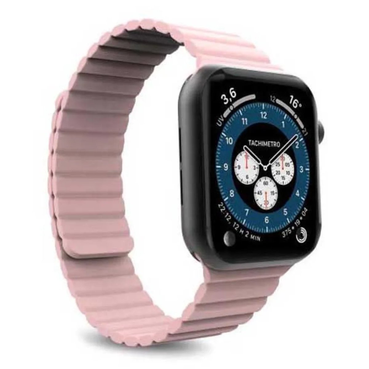 Puro Apple Magnetische Band Met Pictogramlink Roze 38-40 mm