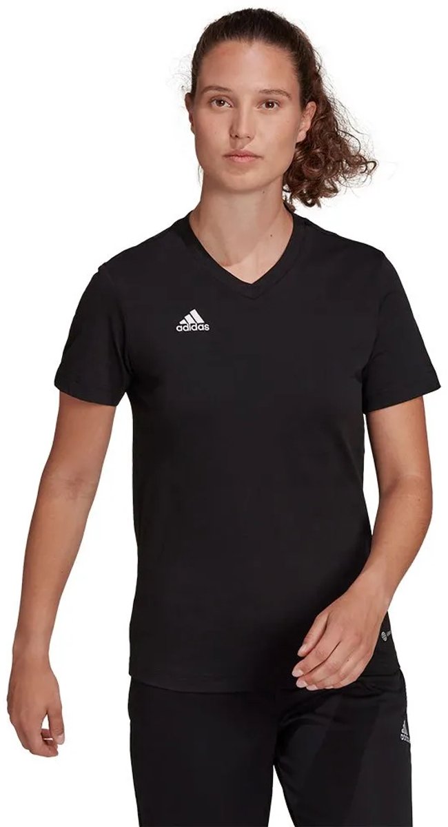 adidas Performance Entrada 22 T-shirt - Dames - Zwart - 2XS