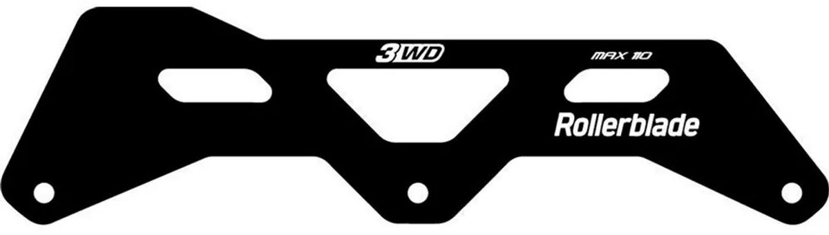 Rollerblade 255 Rb Frame 3×110 Inline Skates Zwart Rollerblade 255 Rb Frame 3×110 Inline Skates Zwart