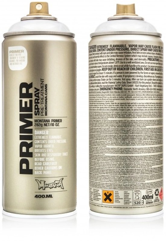 Montana Plastic Primer Spuitverf - 400ml