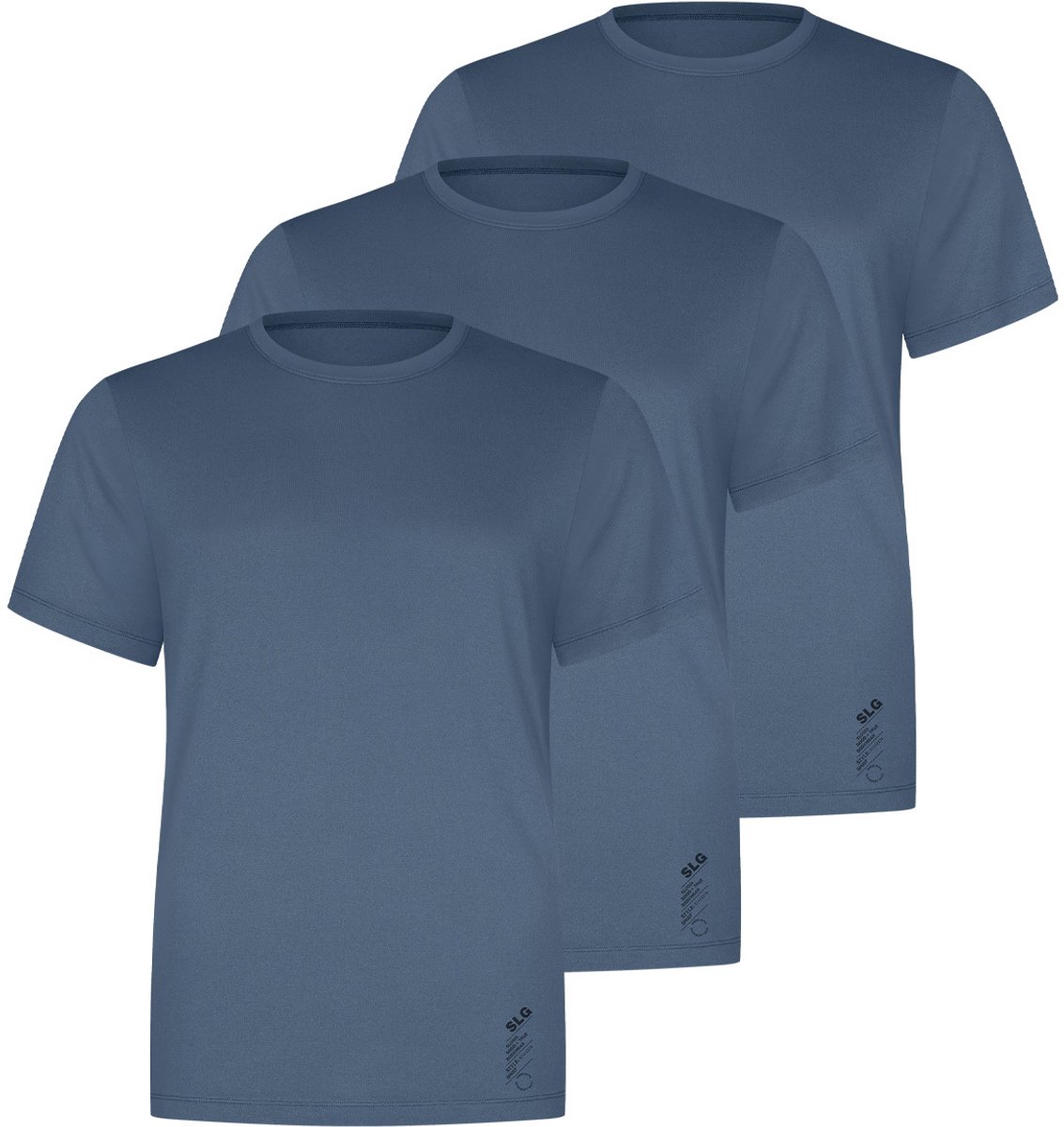 sloggi Heren onder t-shirts 3 pack SLG Base Soft