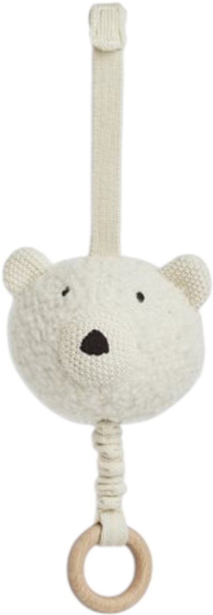 Smallstuff Muziekmobiel - Bouclé Wol - Off White