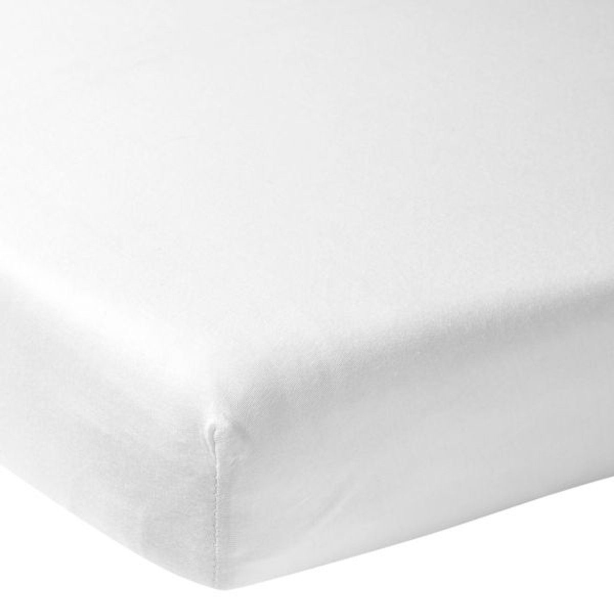Meyco Home Uni hoeslaken eenpersoonsbed - white - 90x200cm