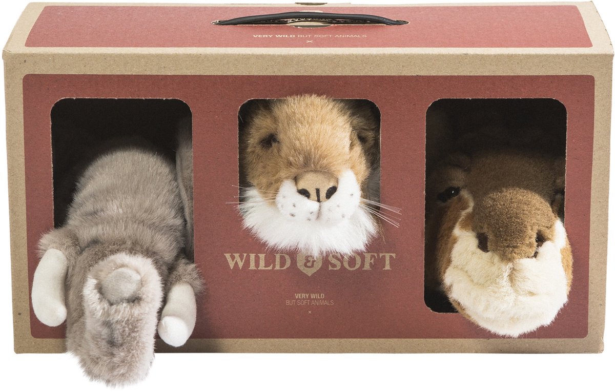 Wild&Soft Babykameraccessoires - Mini Dierenkoppen - Safari