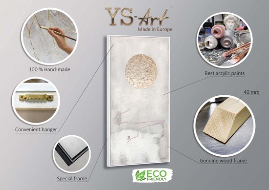 YS Schilderij White 100x50