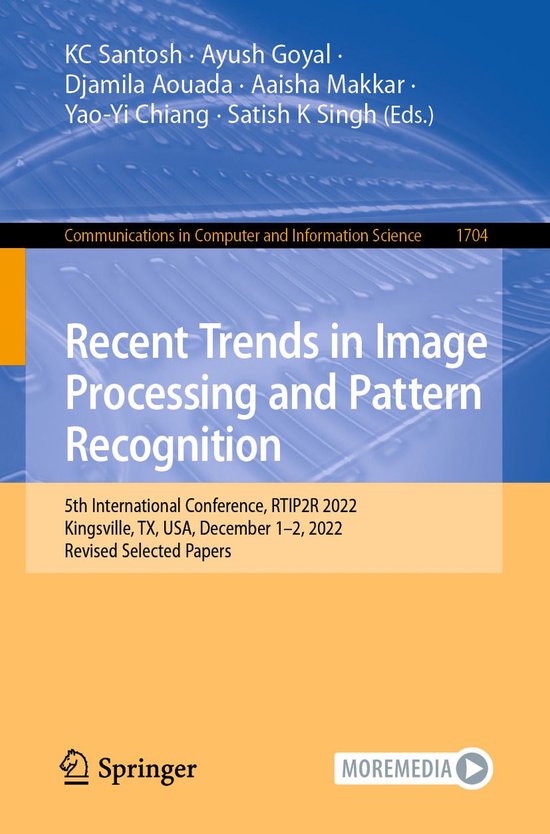 Springer Nature Proceedings Computer Science - Recent Trends ... - cover