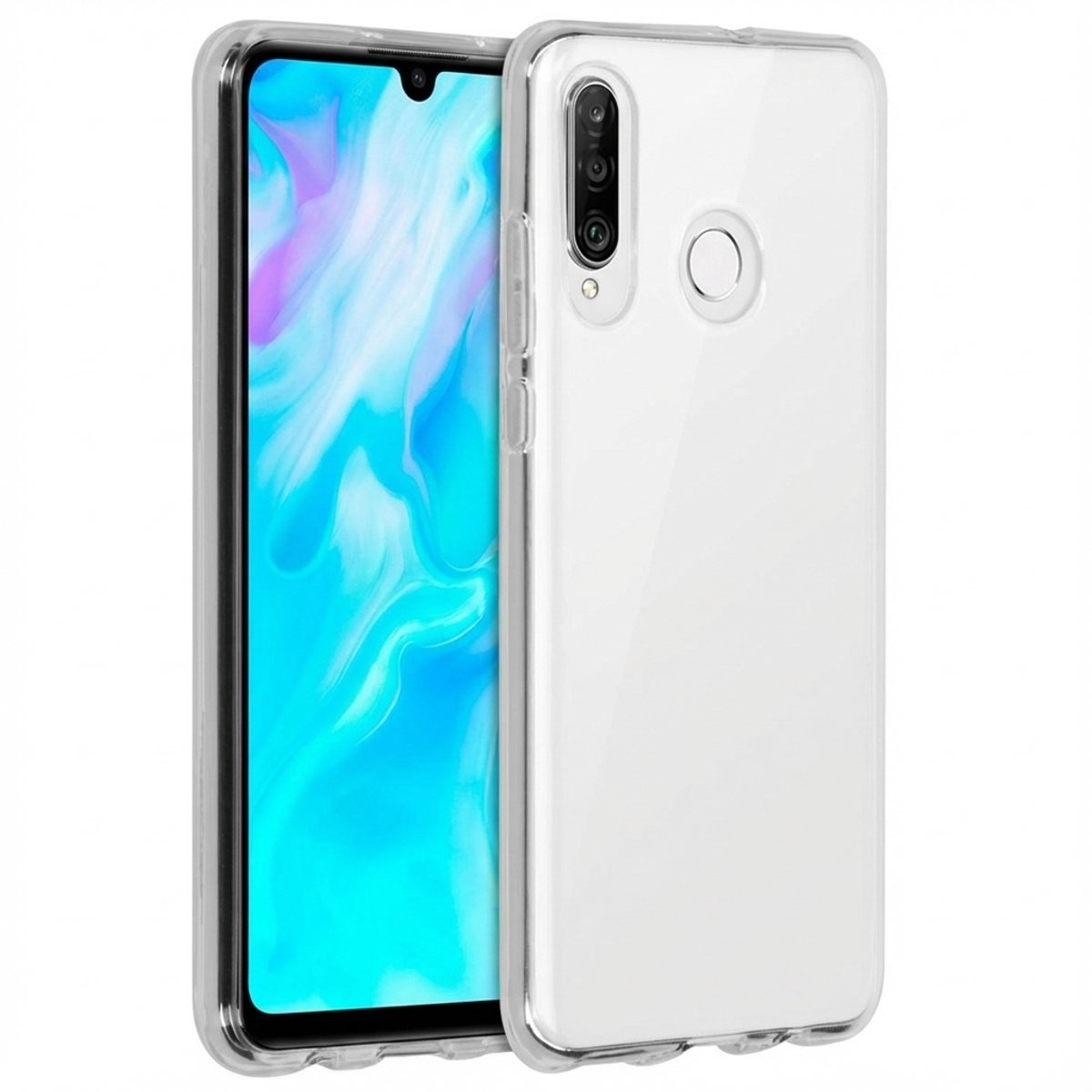 Accezz Hoesje - Geschikt voor Huawei P30 Lite - Clear Backcover - Transparant