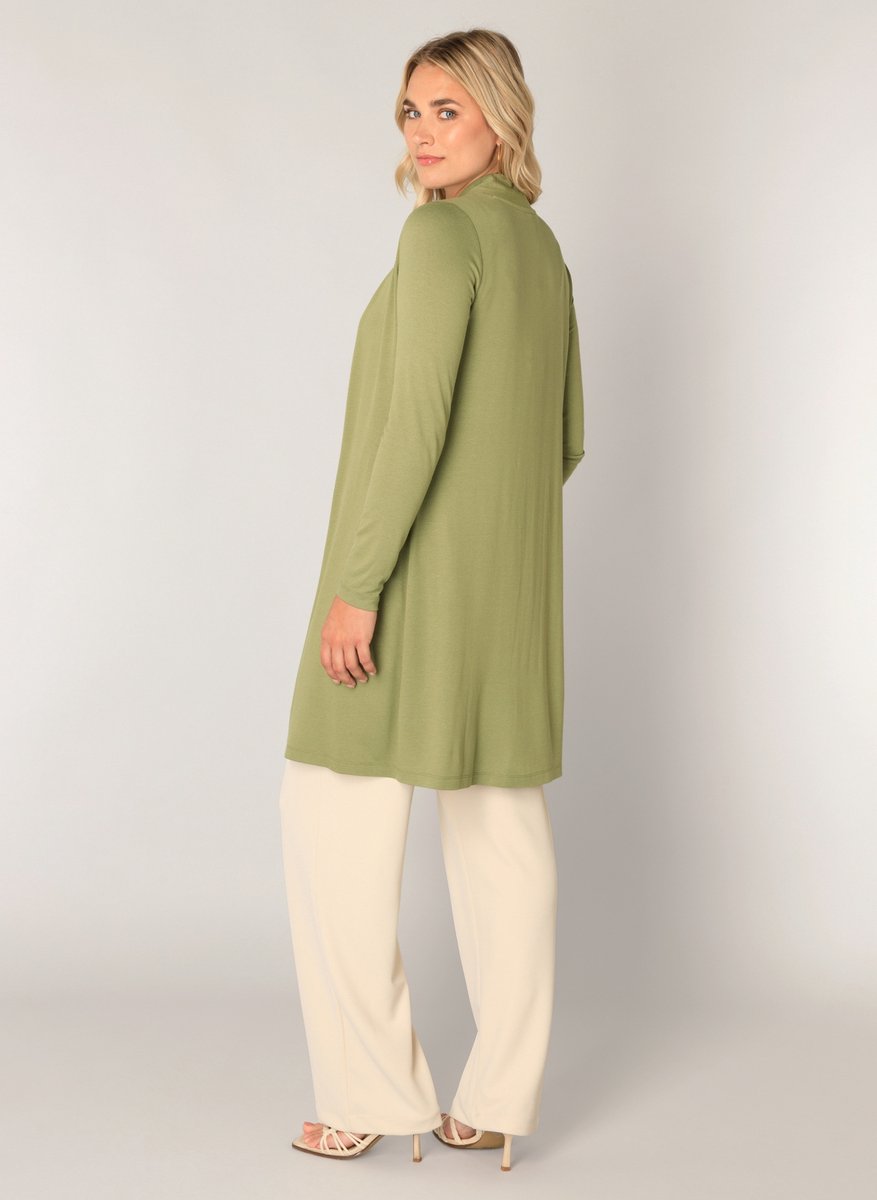BASE LEVEL Yayla Long Vest - Green - maat 38
