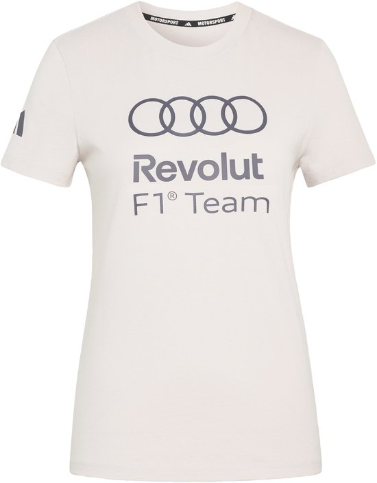 Adidas Performance Audi Revolut F1 Team Dna Graphic T-Shirt - Dames - Wit van Merkloos — afbeelding 4