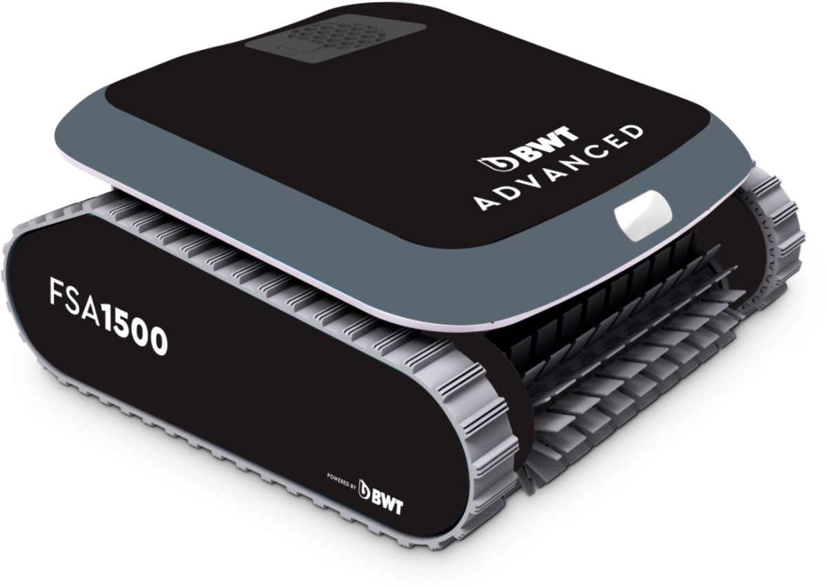 BWT zwembadrobot FSA1500 | Reiniging van vloer, wanden en waterlijn | 4D-ultrafijn filter voor maximale vuilopname | Intelligente navigatie met gyroscoop | Gemakkelijk te reinigen | UV-bestendig en duurzaam | Met kabel