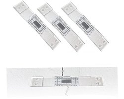 3 stuks- Scheurmonitor voor Muurscheuren -Scheurbewakingsrecord -Scheurmonitor Met Nauwkeurige ABS-Acrylmateriaal -Nauwkeurige Tell Tale Crack Gauge-Hoekmonitor-Scheurbewakingsregistratie-n - Meet Evolutie Over Tijd