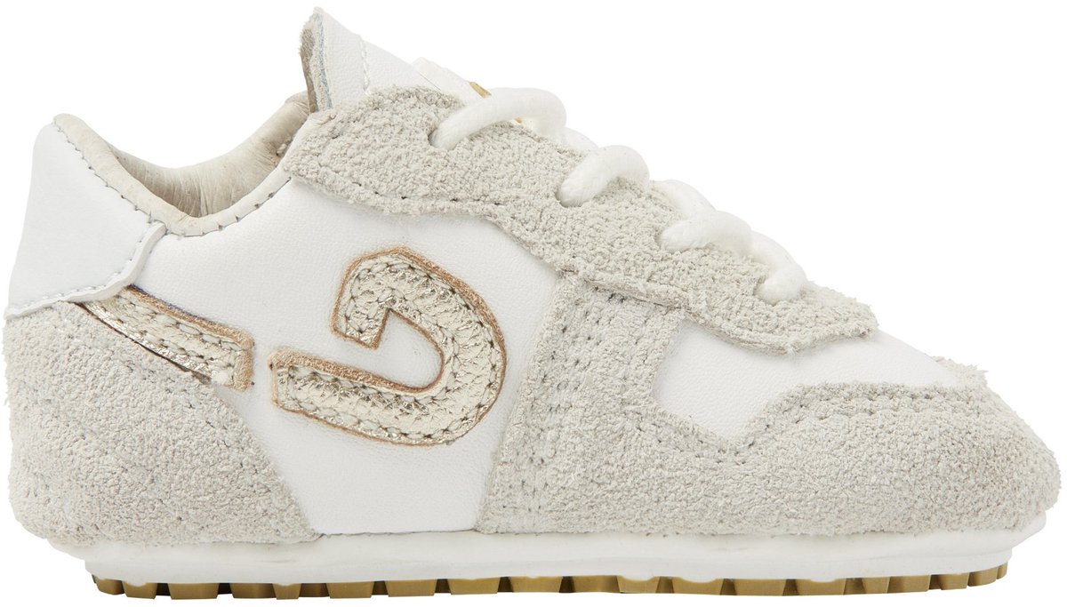 Cruyff - Faas Junior Baby Schoentjes - Wit/ Goud