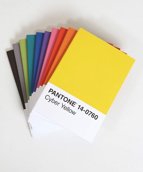 10 Notebooks in Iconic Colors | bol