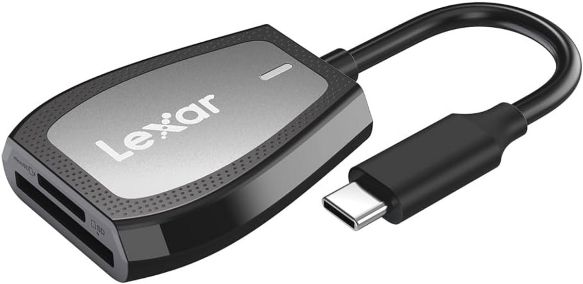 USB 3.2 Type-C Dual-Slot Lezer voor SD en microSD UHS-II Kaarten - Snelheid tot 312MB/s