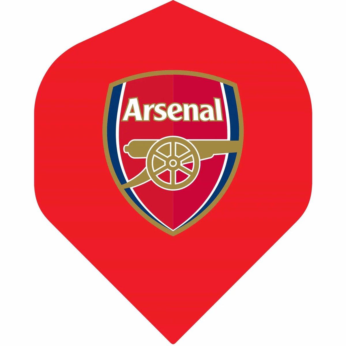 ARSENAL F1 VOETBAL FLIGHTS - 1 SET (3 FLIGHTS) - DART - FOOTBALL