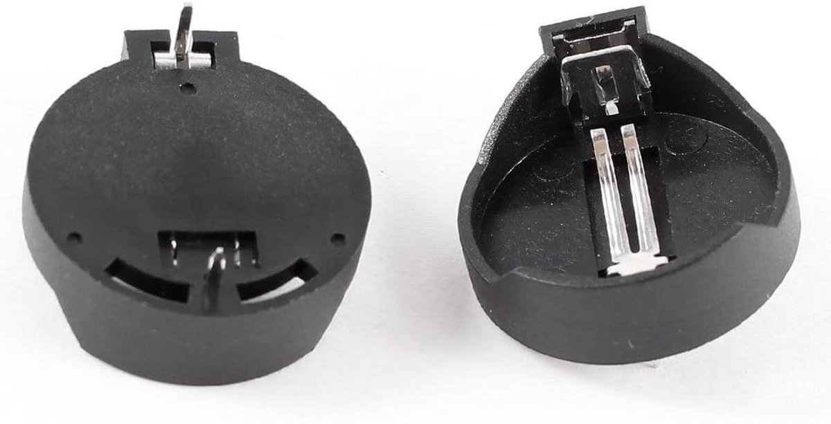 E-Ambar - Knoopcelbatterij CR2025 zwart 2-polig voor elektronische apparaten
