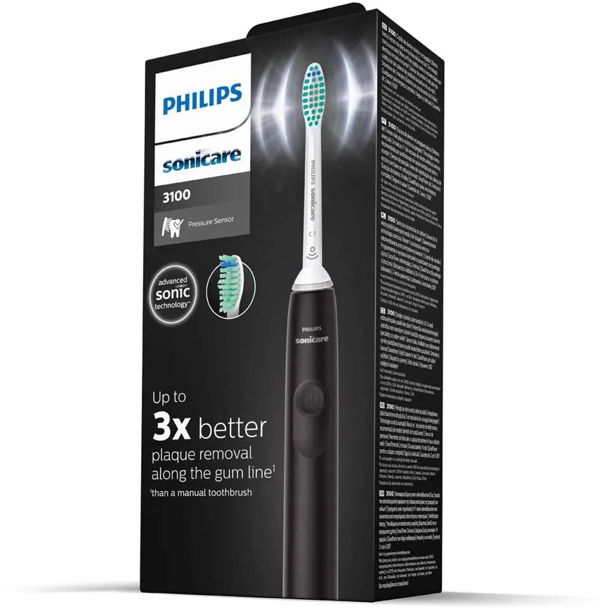Philips Sonicare Power Elektrische Tandenborstel Series 3100 - Zwart - HX3671/14 — afbeelding 4