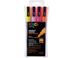 POSCA glitter etui 4 stuks
