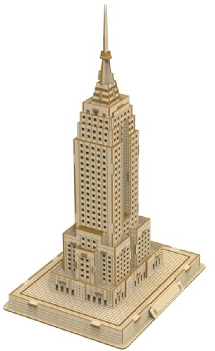 3D Houten Constructie Puzzels voor Volwassenen - Architectuur Modelbouwpakket voor Creatieve Hobby's