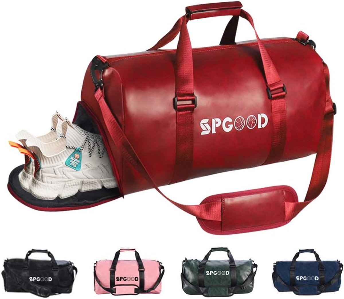 Duurzame sporttas met schoenenvak en schouderriem - 30 liter - Waterdicht voor reizen, sport en gym
