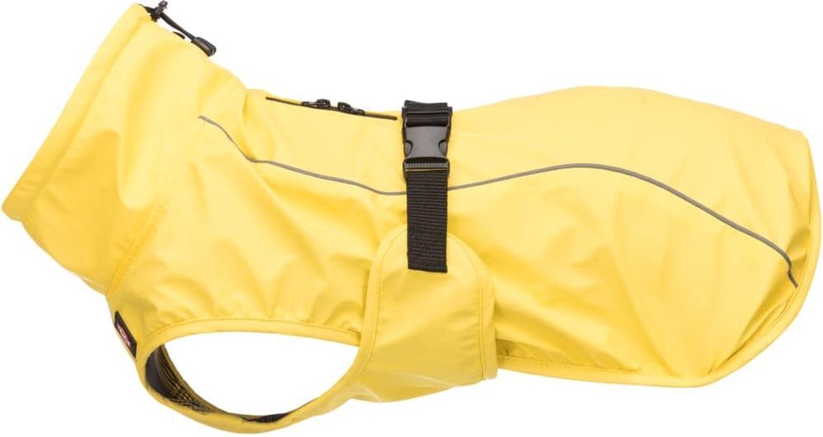 Bol.com Trixie Regenjas Hond - Vimy - Geel - Maat S - Ruglengte 35 cm aanbieding