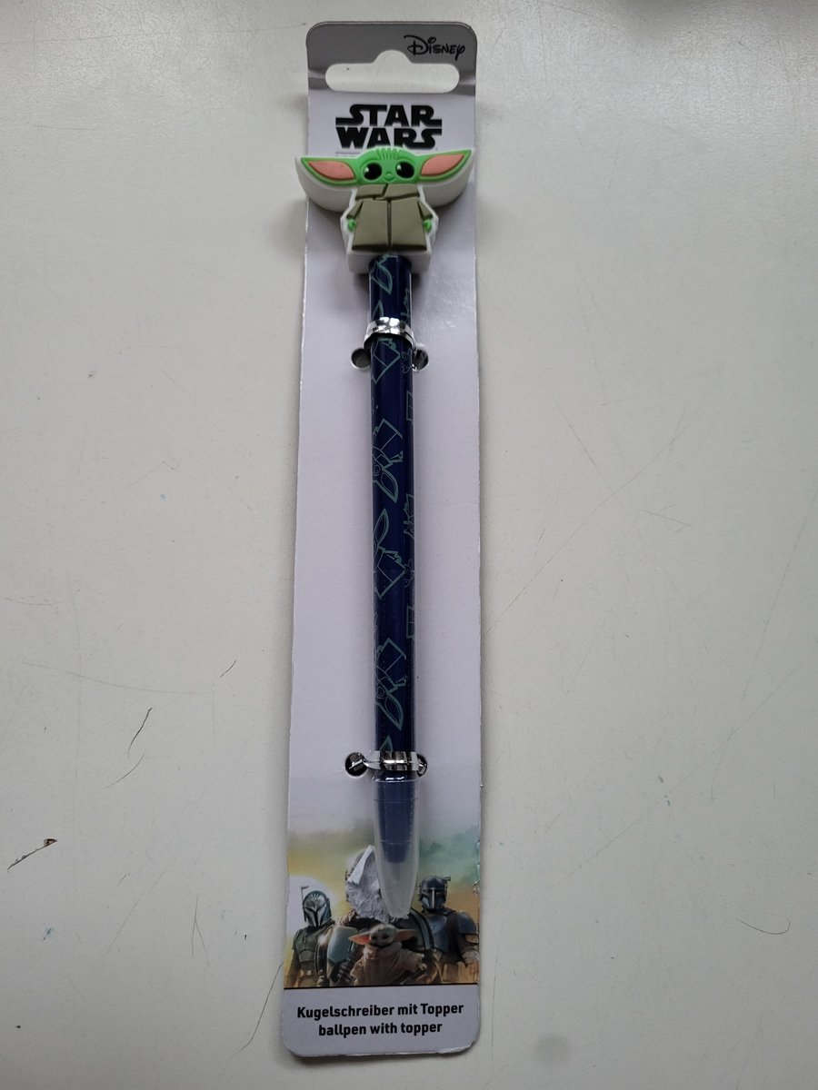 Star Wars balpen met topper Mandalorian