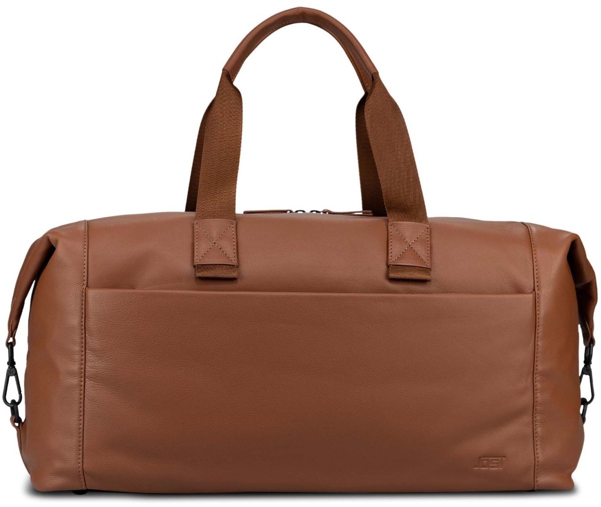 JOST reistas schoudertas Tromsoe Travel Bag Cognac Lichtbruin