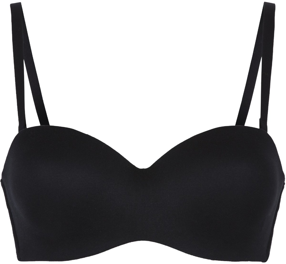 LingaDore DAILY Essentials Strapless BH memory foam Zwart