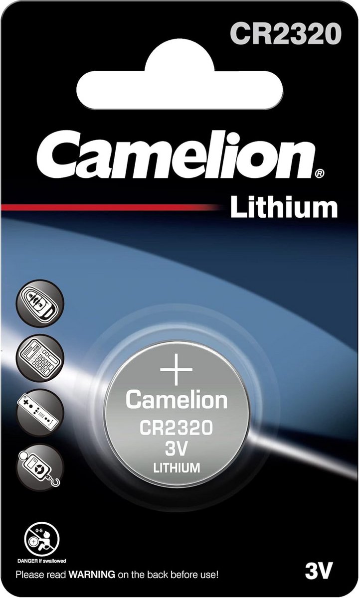 Lithium Knoopcel Batterij 3V CR2320 1 Stuks