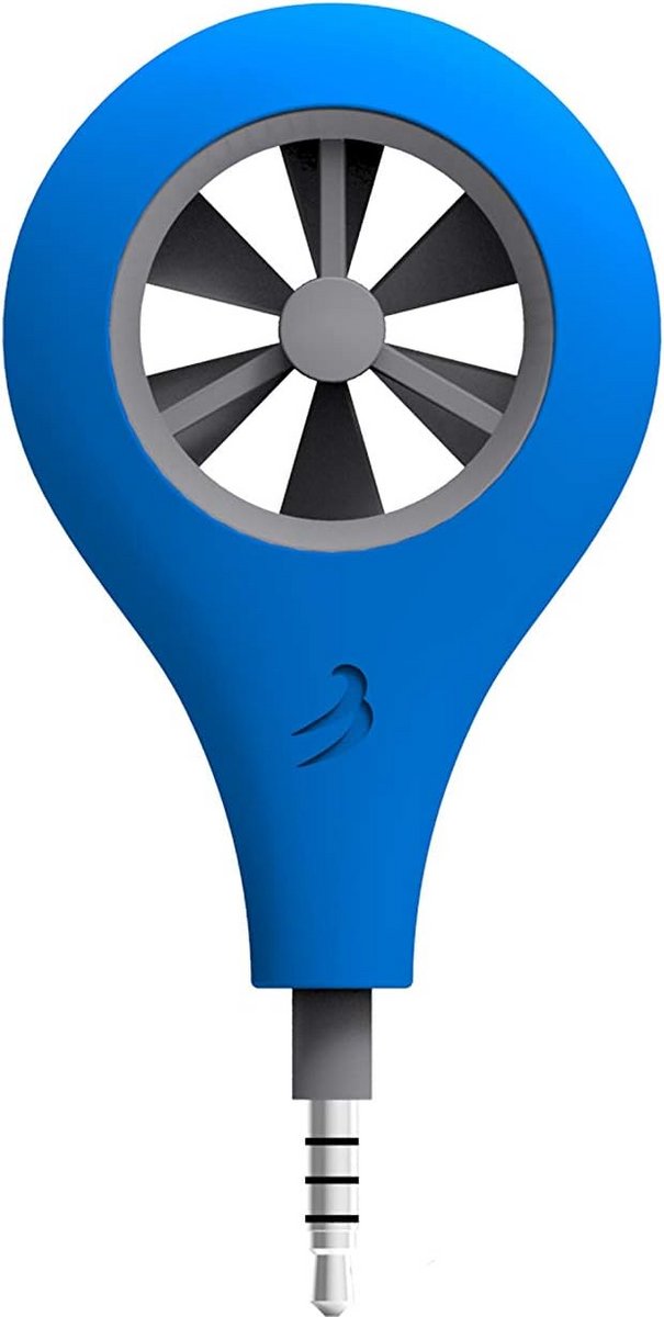 Zakelijke windmeter voor smartphone - nauwkeurige windsnelheid en windrichting met gratis app