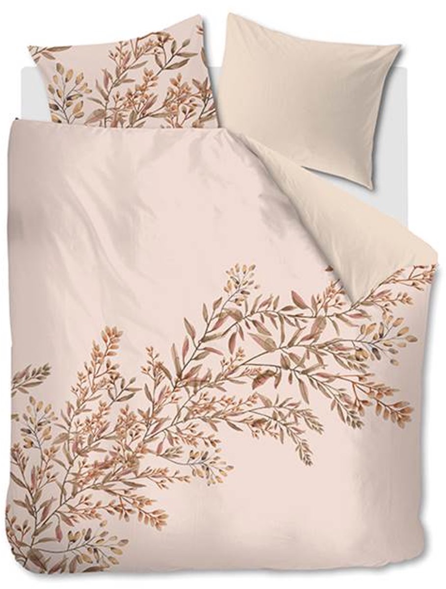 Snoozing Brocade Dekbedovertrek - Tweepersoons - 200x200/220 cm - Soft Pink
