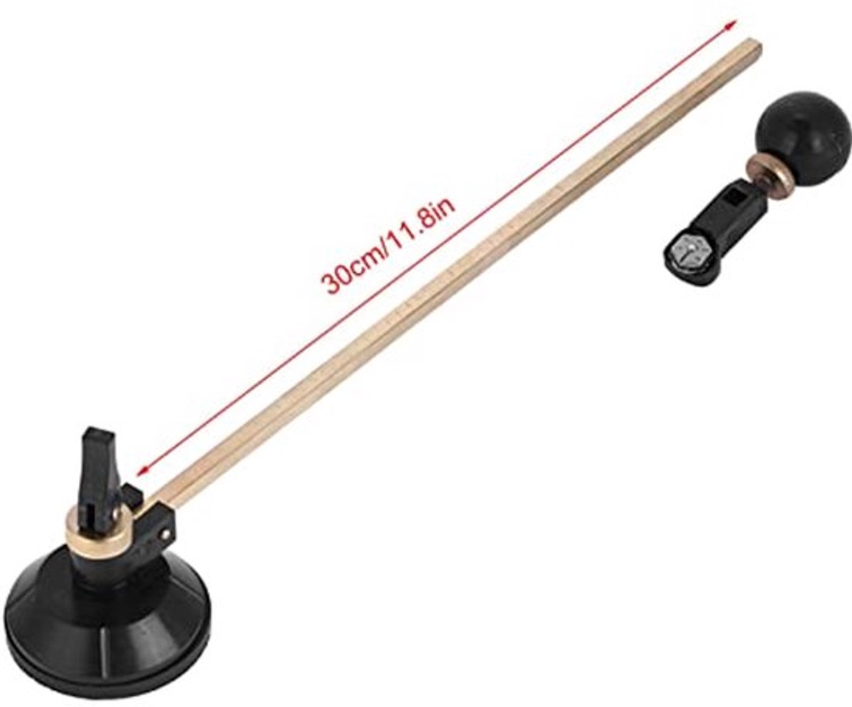 Glaskouter GCS-60 - Cirkel Cutter met 6 Wielen - Voor Glas en Keramische Tegels