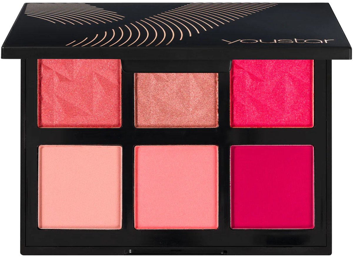 Youstar | CHERRY CHEEKS Blush Palette 02 - 6 Kleuren - Vegan