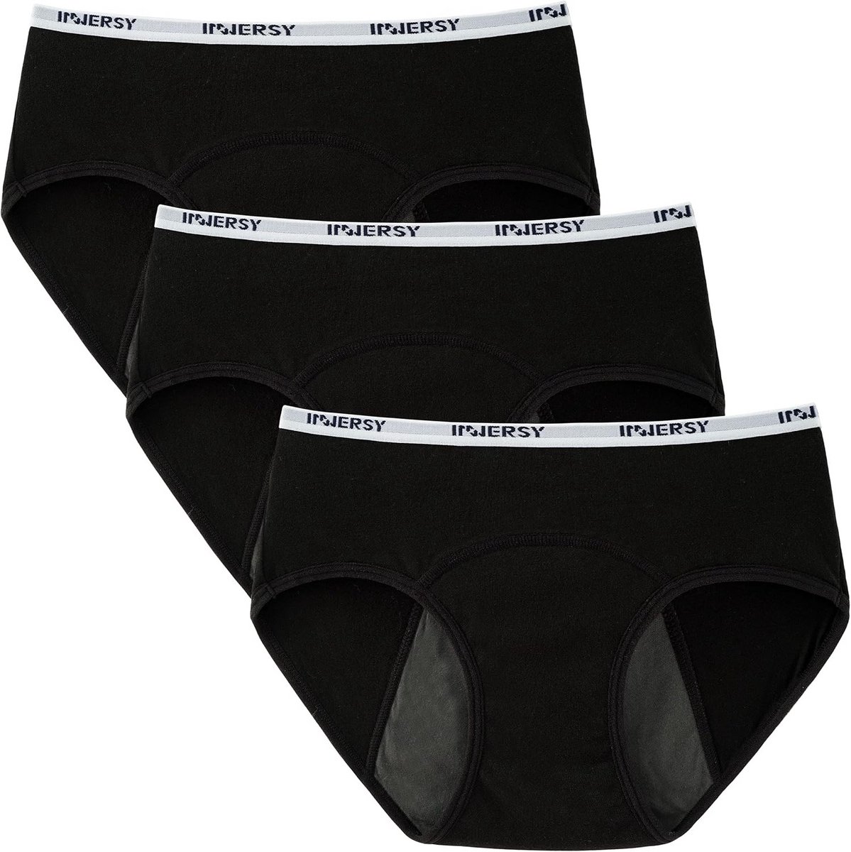Ondergoed voor Vrouwen - Absorberende Katoenen Slips - Pak van 3