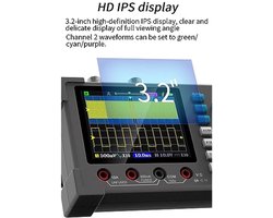 Digital Oscilloscope DSO3D12 - 3-in-1 - 120 MHz - Dual-Channel - 3.2 Inch IPS Display
