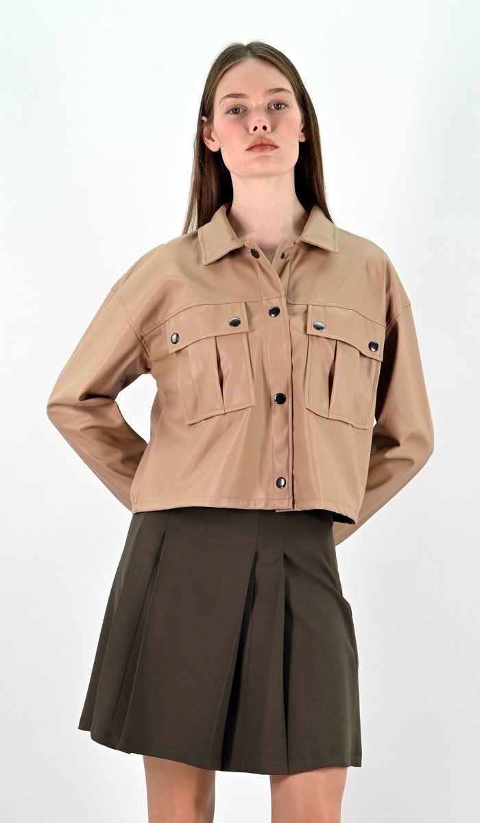 YesMooi - Faux Leather Biker Jacket - M (38)