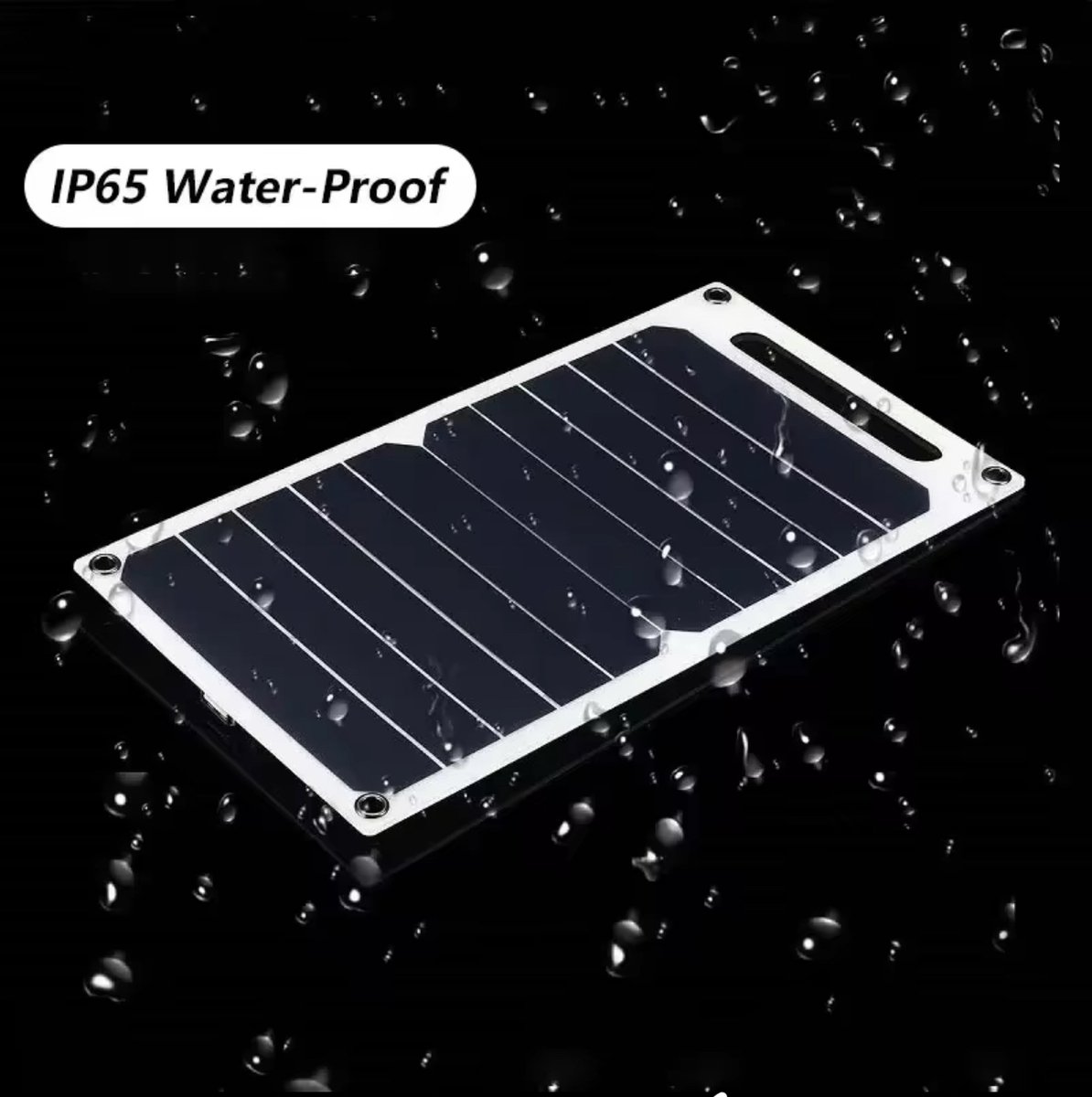30W USB Zonnepaneel | Waterdicht IP65 | Outdoor Wandelen & Kamperen | Draagbare Oplader voor Smartphone & Powerbank | 6.8V Zonnepaneel Charger – foto 2