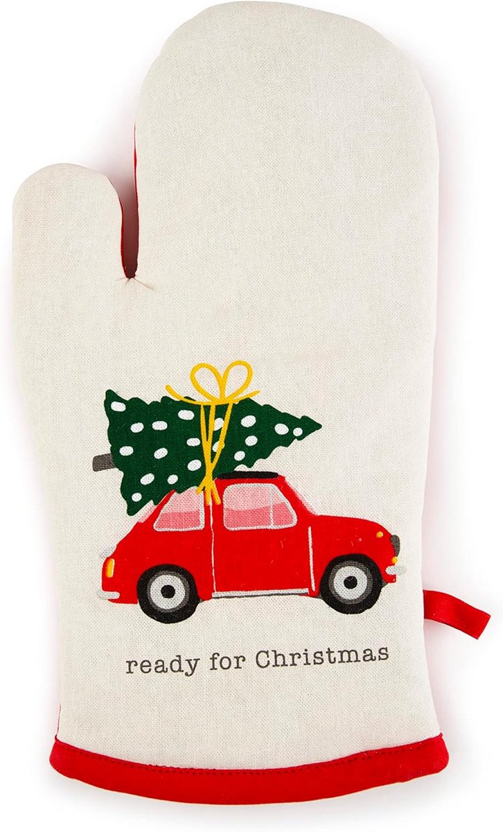 Kerst Ovenwant met Katoenen Voering en Polyester Vulling