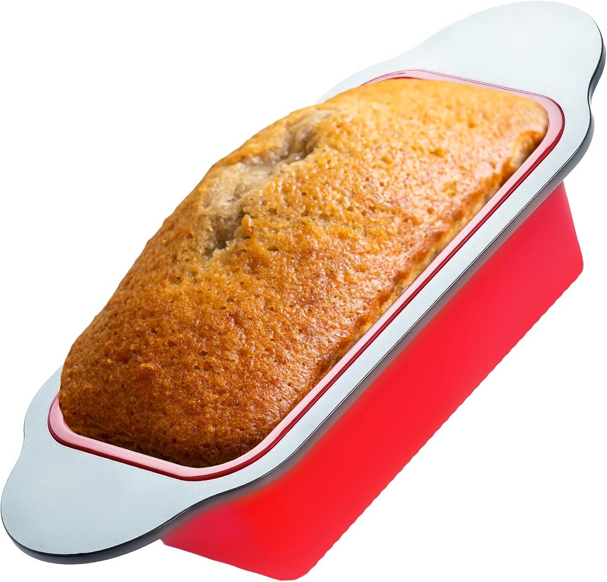 Antiaanbak Siliconen Broodvorm met Stalen Frame voor Cake, Brood en Gehaktbrood
